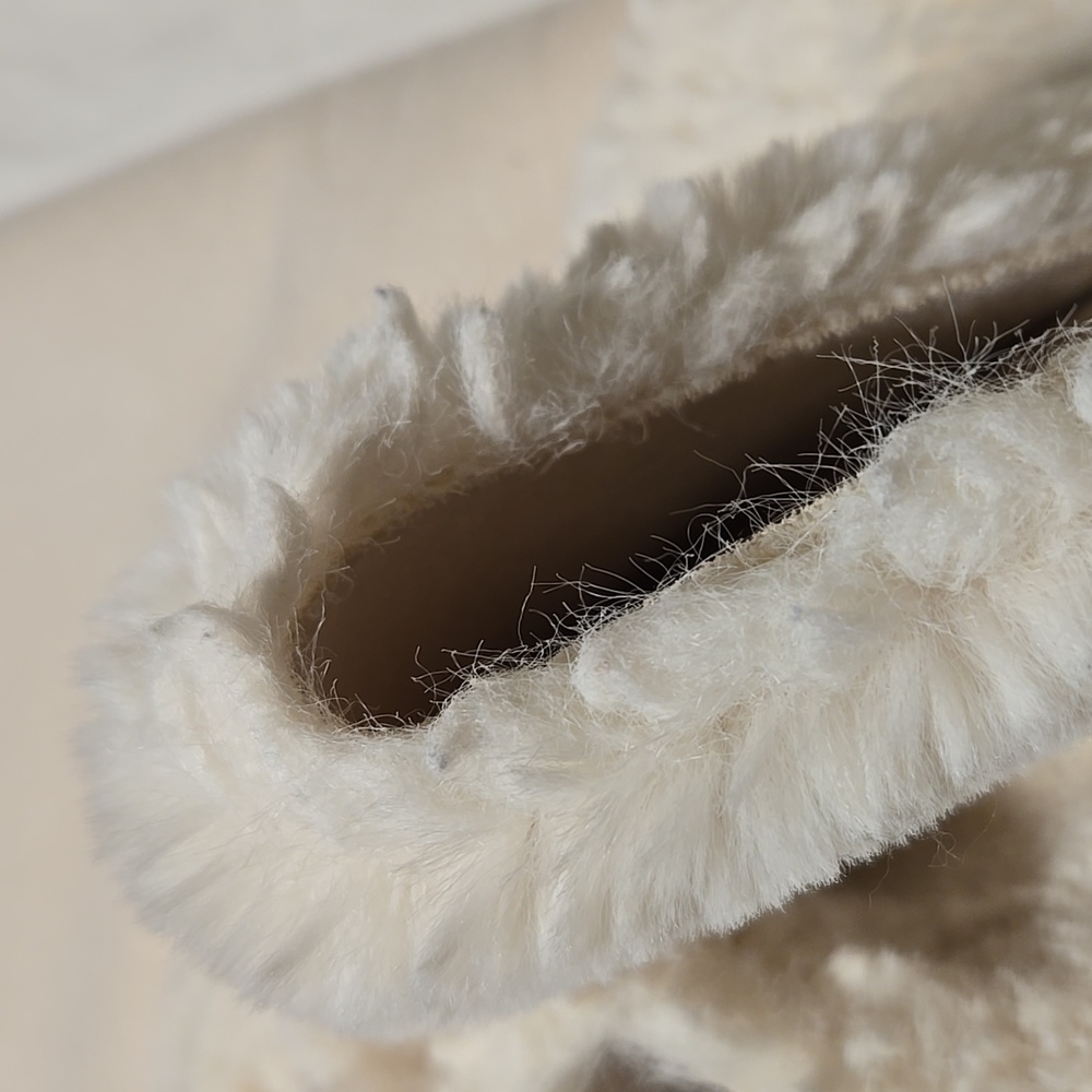 Faux Fur Rectangle Rug, Ivory - Picture 8 of 12